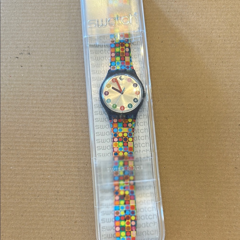 Swatch Multicolor Polka Dot Watch